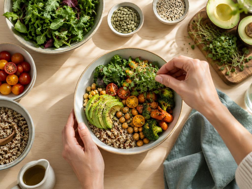 Preparing a balanced meal